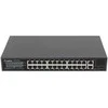 Šakotuvas LANBERG Switch Rack 19 colių RSFE-24P-2C-250 24x 100Mb PoE+ 2x Combo Gigabit 250W
