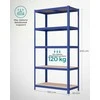 Songmics Sandėliavimo lentynos 200 x 100 x 50 cm mėlynos spalvos