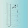Sandėliavimo lentyna SONGMICS 40x90x180 cm
