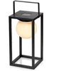 Mondex Lauko šviestuvas su saulės baterija IP44 15x15x30cm juodas