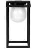 Mondex Lauko šviestuvas su saulės baterija IP44 15x15x30cm juodas