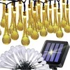 Saulės energija maitinama girlianda su 20 LED lempučių