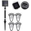 Solar pawpaw garden led ground lights 4 pcs.