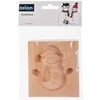 Orion Medinė sausainių forma Sniego senis 11x9,5 cm - Kepimo forma - Sausainių išpjaustyklė