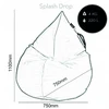 Vaikiškas sėdmaišis Qubo Splash Drop Plum SOFT FIT