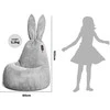Sėdmaišis vaikams ir paaugliams Qubo™ Mommy Rabbit Art Deco FEEL