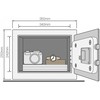 Seifas su signalizacija - YALE - YEC/250/DB2 16.3L - 25x35x25cm