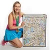 Šeimos dėlionė CzuCzu Puzzlove Maratonas 42,195 km, 1000 detalių