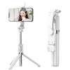 Lean Selfie lazdos trikojis Z8s su Bluetooth valdymu, baltas