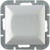 Łącznik Sidabrinis vienpolis jungiklis Pearl, 10A, 250V, WP-1P