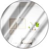 Home Styling Collection Sieninis veidrodis 55 cm juodas apvalus metalinis