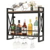 Sieninis vyno laikiklis Rustic Brown