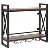 Sieninis vyno laikiklis Rustic Brown