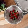 Excellent Houseware Plieninis koštuvas su dubeniu 24 cm