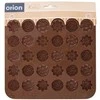 Orion Silikoninė forma šokoladui | 30 pralinių, oranžinė