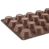 Orion Silikoninė kepimo forma keksiukams, 20 mini keksiukų, oranžinė
