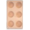 Orion Silikoninė Kepimo Forma 28x16,5 cm Pusiau Sferinė Bežinė