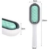Silikoninis šukavimo šepetys gyvūnams 3-in-1, 19 cm