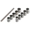 SILVER Galvučių išsukėjų rinkinys 3/8"10d(9-17,19mm)
