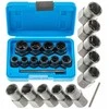 SILVER Galvučių išsukėjų rinkinys 3/8"10d(9-17,19mm)