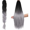 Soulima Sintetinės plaukų ombre pynės sz/sz w10345
