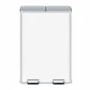 Songmics Šiukšliadėžė 2 x 30 l, 2 skyrių