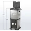 Šiukšliadėžė 20 l + 14 l