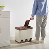 SONGMICS šiukšliadėžė virtuvė, 3 x 8 l, mažos talpos