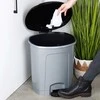 Amer Box Plasticinės pedalų šiukšlių dėžės 30 l, pilka