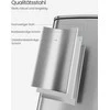 Songmics 30 litrų talpos plieninė šiukšliadėžė metallic sidabrinis