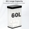 Šiukšliadėžė 60 l juoda