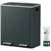 Songmics Atliekų dėžė 60 litrų (2 x 30 L) Pilka