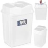 Stefanplast Šiukšliadėžė balta 28 l