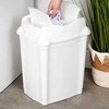 Plastikinis šiukšlių dėžė 16 l - Baltas - Atliekų konteineris