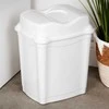 Plastikinis konteineris 9 l baltas - švarai namuose