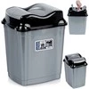 Gray plastikas trash can 16 l