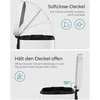 Songmics 30 l talpos virtuvės šiukšlių dėžė balta