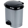 Kela Plastic pedal bin pilkas 5.5 l