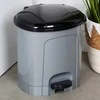 Kela Plastic pedal bin pilkas 5.5 l