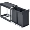 Songmics Šiukšlių dėžė 2 x 15 l