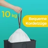 SONGMICS šiukšlių maišai 15–20 litrų su raišteliu 3 x 40 vnt.