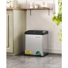 Šiukšlių rūšiavimo dėžė Songmics 30 L (2 x 15 L)