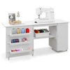 Siuvimo stalas 158 x 50 x 75 cm baltas