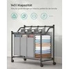 Songmics Skalbinių dėžė 4 x 35 L Pilka