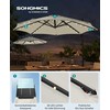 Songmics UPF 50+ skėtį galima pasukti 360 laipsnių kampu