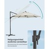 Songmics UPF 50+ skėtį galima pasukti 360 laipsnių kampu