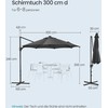 Skėtis 300 cm