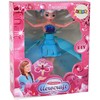 Lean Toys Ranka valdoma stebuklinga mėlyna fėja skraidanti lėlė