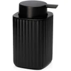 Skysto muilo dozatorius 300 ml, juodas, 7,5 × 7,5 × 13 cm