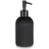 Skysto muilo dozatorius 400 ml stiklinis juodas